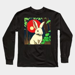 Vintage Sunset Beautiful American Mini Rex Bunny Rabbit Long Sleeve T-Shirt